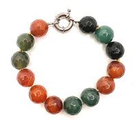 Bracciale Domar Donna Bracciali pietre naturali in Lega metallica Agata BRLE-39-280